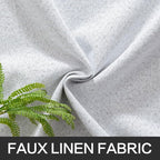 MIULEE 100% Blackout Linen Curtains - Image 5