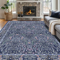 8x10 Washable Area Rugs for Living Room, Stain Resistant Vintage Rugs for by Unknown