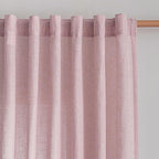 MYSKY HOME Pink Curtains 72 Inch Length - Image 2