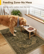 RELEANY Washable Area Rug, Small 2'x3', Water Repellent, Pet Friendly, Vintage - Image 2