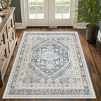 4x6 Area Rugs for Living Room Rugs for Bedroom, Low Pile Soft Non Slip Washable - Image 3