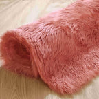 Goolela Pink Area Rug 9x12 Fluffy Fuzzy Furry Rug - Image 9