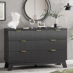 Xixini Fluted Dresser for Bedroom by Xixini