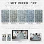 6x9 Area Rugs - Washable Vintage Retro Living Room Rug, Soft Ultra Thin Non - Image 8