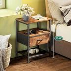 Huuger Nightstand Set of 2, Night Stand - Image 4
