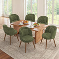 LUE BONA Dining Chairs Set of 6, Modern Upholstered Kitchen Chairs by LUEBONA