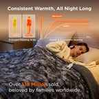 Bedsure Faux Fur Heated Blanket Twin Size, Fast Heating Electric Blanket Twin - Image 3
