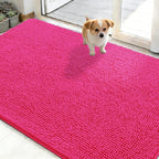 OLANLY Dog Door Mat for Muddy Paws 48x30, Super Absorbent Chenille Mud Mat | by OLANLY