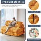 MAXYOYO Folding Sofa Bed, Convertible Sleeper Chair - Image 5