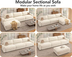 Vipbear 120" Oversized Modular Sectional Sofa, L Shaped Couch Set - Image 8