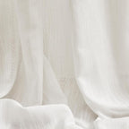 MYSKY HOME Extra Long Curtains for Living Room, Soft Cotton Fabric Boho Window - Image 8