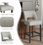 VKNOW Bar Stools Set of 6, Modern Counter Stools - Image 7