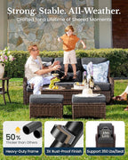 HILLGA 6-Piece Luxury Patio Furniture Set - Image 6