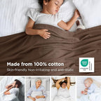 Bedsure GentleSoft 100% Cotton Blanket Queen Size - Image 2