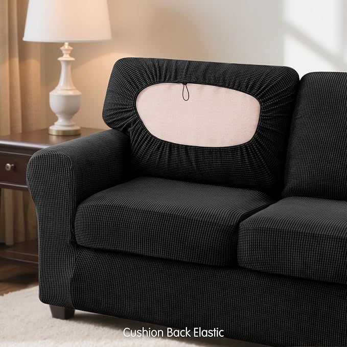 SUBRTEX 7 Pieces Stretch Sofa Slipcover Sets Couch Cover Sets Backrest Cushion - Image 7