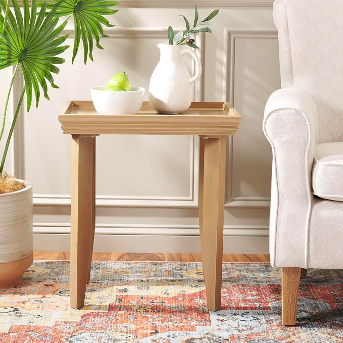 SAFAVIEH Home Collection Naios Sand Accent Table - Image 2