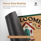 Coir Welcome Mat, Welcome to My Home, 17x29 in | 100% Natural Coir, - Image 6