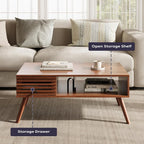 Furnify Mid Century Modern Coffee Table, CoffeeTable - Image 4