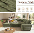 Ihanherry 7-Seater Large Sectional Sofa Bed - Image 4