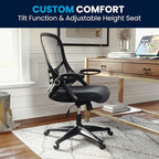 Flash Furniture Porter High-Back Swivel Office Chair - Image 8