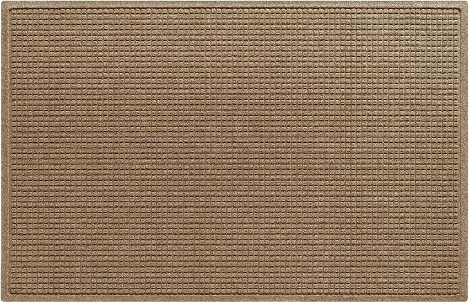 WaterHog Squares Front Door Mat Indoor Outdoor Entrance, All-Weather Mats | by WaterHog