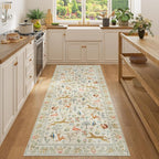 DUKINO 3x7 Hallway Runner Rug, Non Slip Animal Kitchen Runner Rug, Low Pile - Image 4