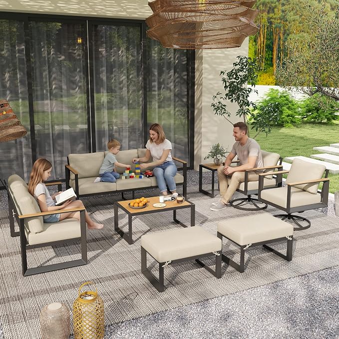 Aluminum Patio Furniture Set - Image 3