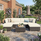 Waterproof Outdoor Cushion Covers, Stretch Patio Slipcovers | UV Resistant - Image 2