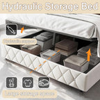 Modern Multi-Color LED Light Queen Bed Frame - Image 6