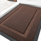 OLANLY Front Door Mat Outside 33x21, All-Season Heavy-Duty Rubber Doormat | by OLANLY