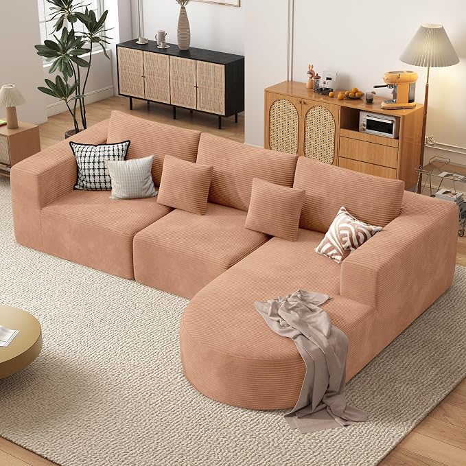 Boneless Couches for Living Room, Cloud Sectional Couch by Nebuaegis