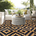 SAND MINE Reversible Mats, Plastic Straw Rug, Modern Area Rug, Large Floor Mat - Image 6