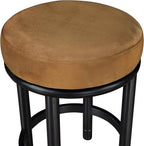Meridian Furniture 977Saddle-C Monette Collection Art Deco Counter Stool - Image 5