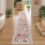 DUKINO 2x12 Washable Runner Rug, Non Slip Long Kitchen Runner Rug, Low Pile - Image 7
