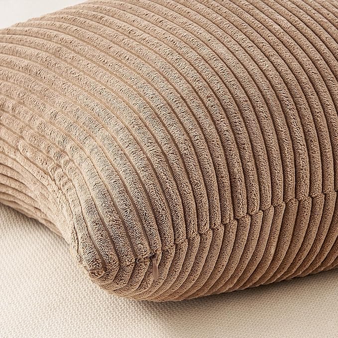 Topfinel Rust and Olive Green Velvet Throw Pillow Covers 24x24 Sofa Pillow - Image 6
