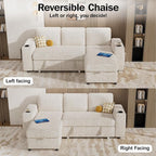 Vipbear 86" Modular Sectional Sleeper Sofa - Image 6