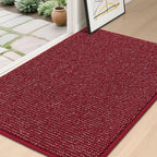 BEQHAUSE Dirt Trapper Door Mat 32" x 48", Non-Slip Washable Doormats, Low by BEQHAUSE