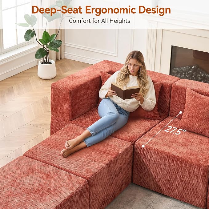 MONVANE Modular Sectional Cloud Couch - Image 6