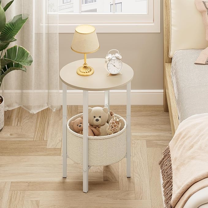 Vagusicc Side Table, Round End Table - Image 7