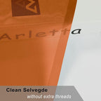 Orange Sheer Curtains 96 Inch Length, Elegant Sheer Curtains - Image 8