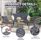 8Pcs Patio Cushion Covers, Outdoor Stretch Cushion Covers, Washable | Stretch - Image 3