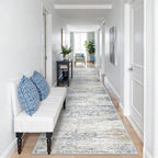 2'6 x 12' Runner Rug Non Slip, Washable Kitchen Rugs, Living Room, Long Rug - Image 3