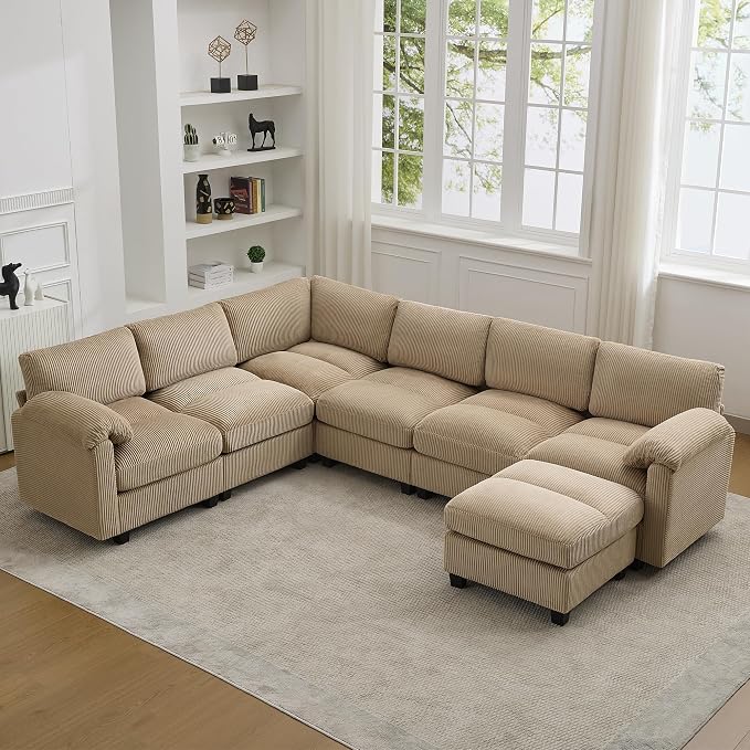 114'' V-Shaped Sectional Cloud Couch - Image 8