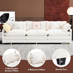 Ihanherry 111.4 Inch 3-Seater Cloud Sofa, Modular Sectional Couch, Modern Deep - Image 6