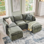 85.83" Modular Sectional Cloud Couches by Unknown