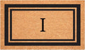 Calloway Mills 152962436I Black Border 24" x 36" Monogram Doormat by Callowaymills