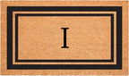 Calloway Mills 152962436I Black Border 24" x 36" Monogram Doormat by Callowaymills