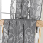 Furman Sheer Charcoal Gray Curtains 90 inches Long - Image 7