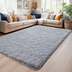 Chicrug Soft Area Rugs for Bedroom Living Room Plush Fluffy Rug 6x9 | Shag - Image 2