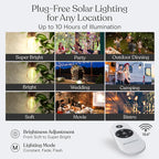 Brightech Ambience Pro Super Bright Solar - 27Ft Remote Control Outdoor String - Image 9